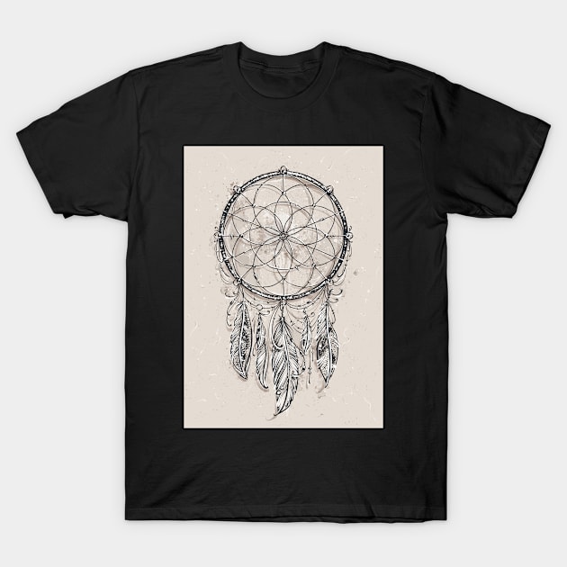 Traditional Dream Catcher T-Shirt by Vecster